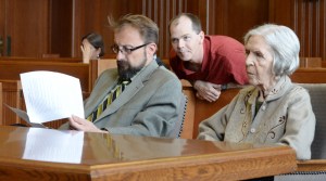 Court hearing for Edgar Tafel's Carl and Marie Albert House, 4945 N. Main Street, Wind Point, Wisconsin, Friday May 8, 2015.  /  (c) Mark Hertzberg