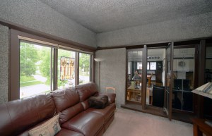 The documentation of Frank Lloyd Wright as the architect of the home at 2106 Newton Avenue, Shorewood, Wis., was announced Friday June 5, 2015. The home, which dates to 1917, is one of Wright's American System-Built homes. It has / (c) Mark Hertzberg