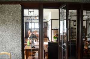 The documentation of Frank Lloyd Wright as the architect of the home at 2106 Newton Avenue, Shorewood, Wis., was announced Friday June 5, 2015. The home, which dates to 1917, is one of Wright's American System-Built homes. It has / (c) Mark Hertzberg
