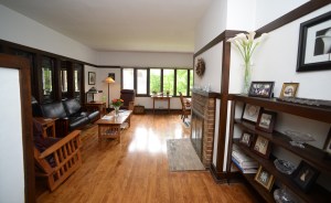The documentation of Frank Lloyd Wright as the architect of the home at 2106 Newton Avenue, Shorewood, Wis., was announced Friday June 5, 2015. The home, which dates to 1917, is one of Wright's American System-Built homes. It has / (c) Mark Hertzberg